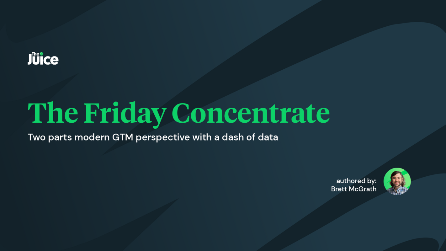 The Friday Concentrate #2: How to Make a Newsletter That's More Than a Marketing Thing