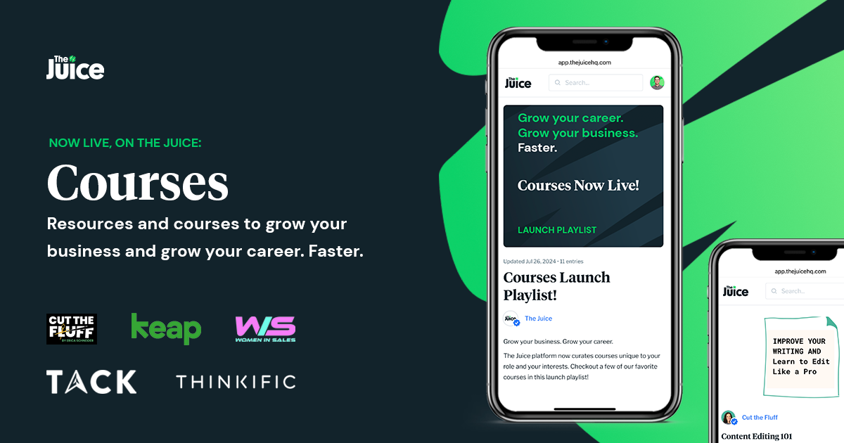 Grow Your Career with Courses on The Juice