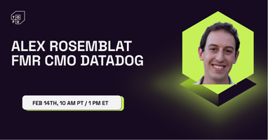 Alex Rosemblat AMA: From first GTM Hire to Public Company CMO