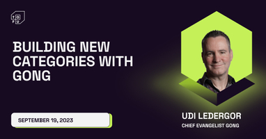 Udi Ledergor AMA: Creating New Categories with Gong